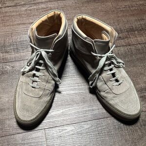 Common Projects Gray High-Top Sneakers
